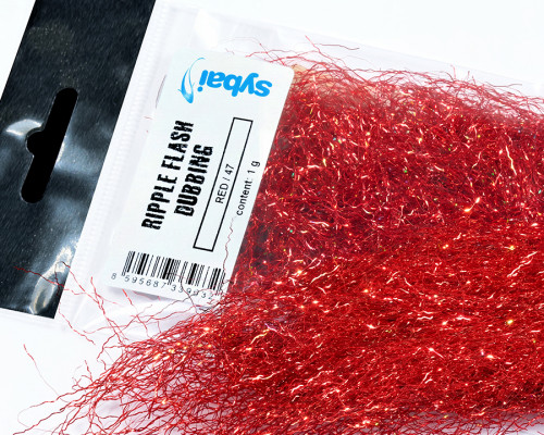 Ripple Flash Dubbing, Red / 47 Ripple Flash Dubbing, Red / 47